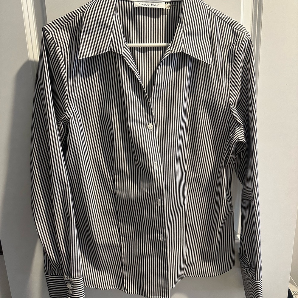 Calvin Klein Striped Shirt - Non Iron